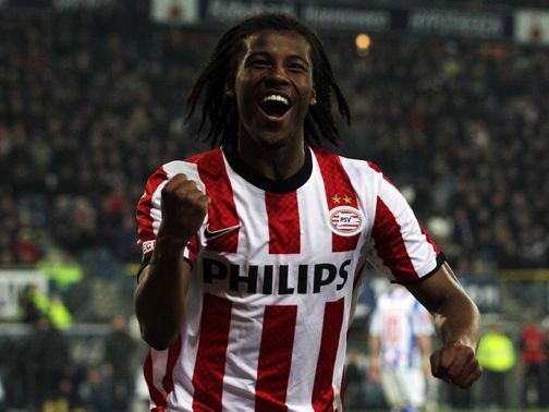 Giorgino Wijnaldum: On target in PSV victory