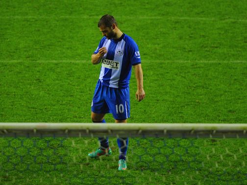 Shaun Maloney misses a crucial penalty