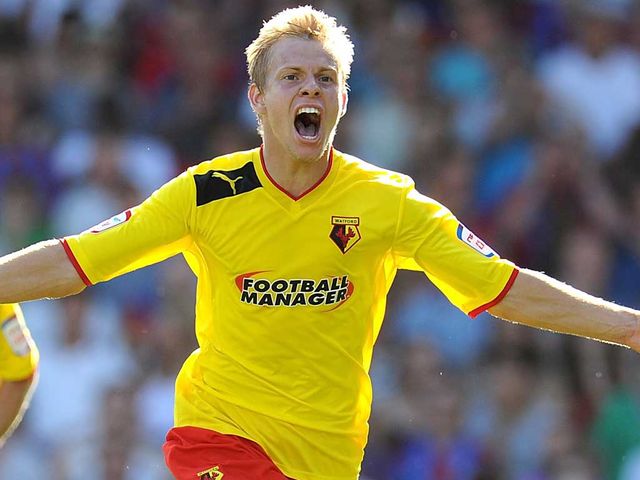 Matej Vydra: Netted a brace for Watford