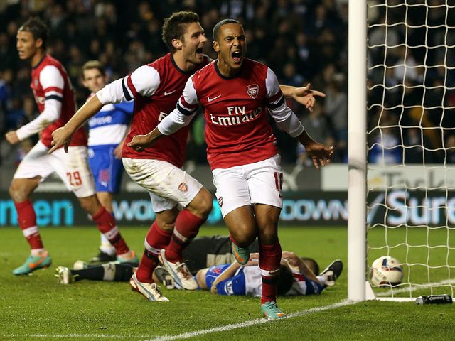 Walcott netted late in extra-time to make it 6-5