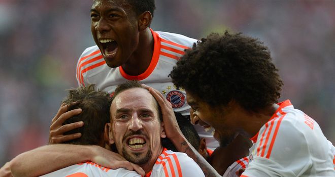 Bayern smashed five past Fortuna