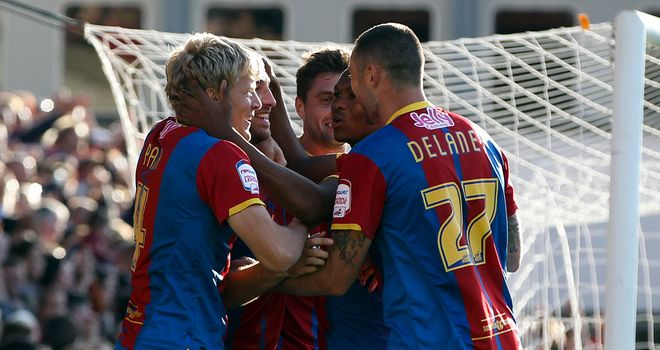 Glenn Murray: Mobbed after scoring