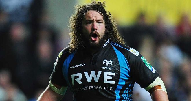 Adam Jones: Ospreys scrum ace recovering from injury
