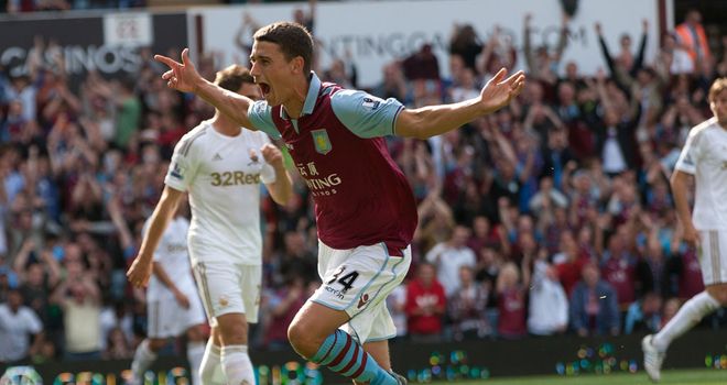 Matthew Lowton: Impressed Gabriel Agbonlahor after arriving at Aston Villa