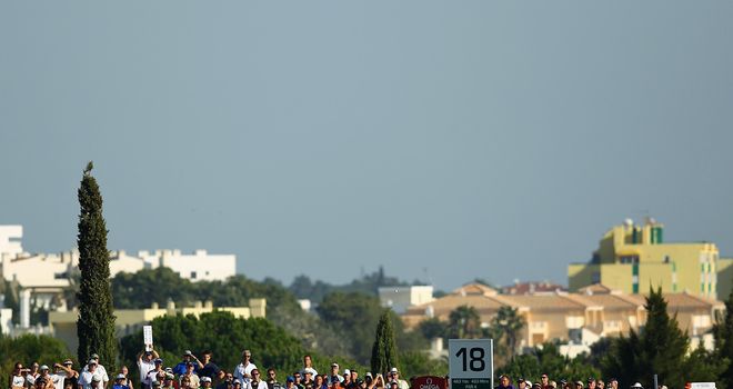 The 18th tee at the Victoria course
