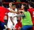England and Serbia clashed at the end of their European U21 Championship play-off