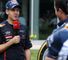 Sebastian Vettel and Ted Kravitz in the Buddh paddock