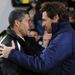 Chris Hughton said hello to Andre Villas-Boas before Norwich took on Tottenham.