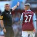 Villa defender Joe Bennett picked up his second booking to leave the hosts with 10 men.