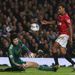 The Red Devils moved back ahead when Nani struck.