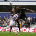 Sylvain Distin's header finds the net after rebounding off the post and goalkeeper Julio Cesar to get Everton back on level terms