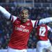 Theo Walcott completes his hat-trick in the extra minutes as Arsenal continue to fight back.