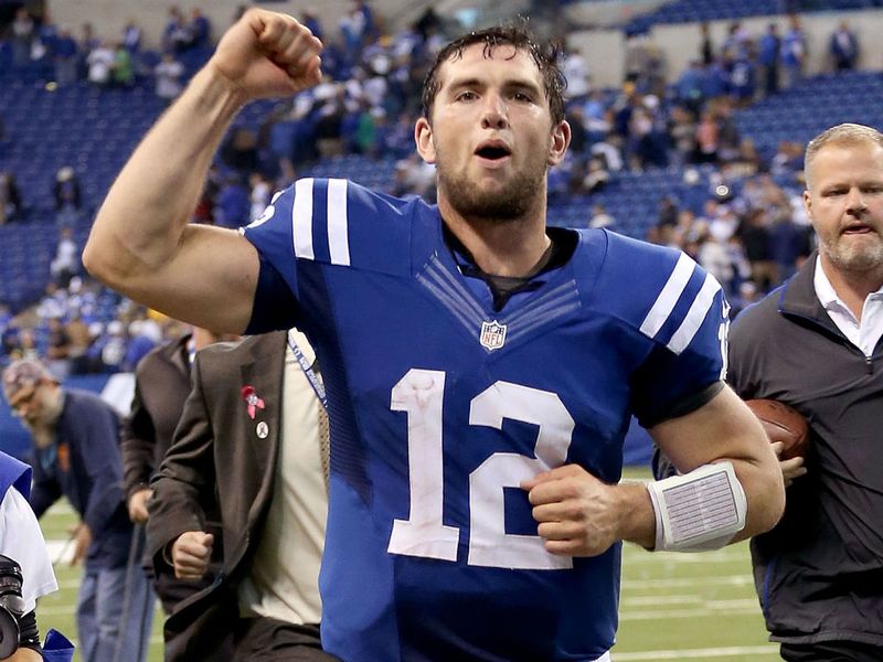 Andrew Luck led a superb comeback as the Indianapolis Colts surprised Green Bay to win for absent coach Chuck Pagano.