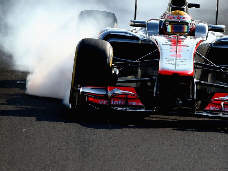 Lewis Hamilton had a tough day