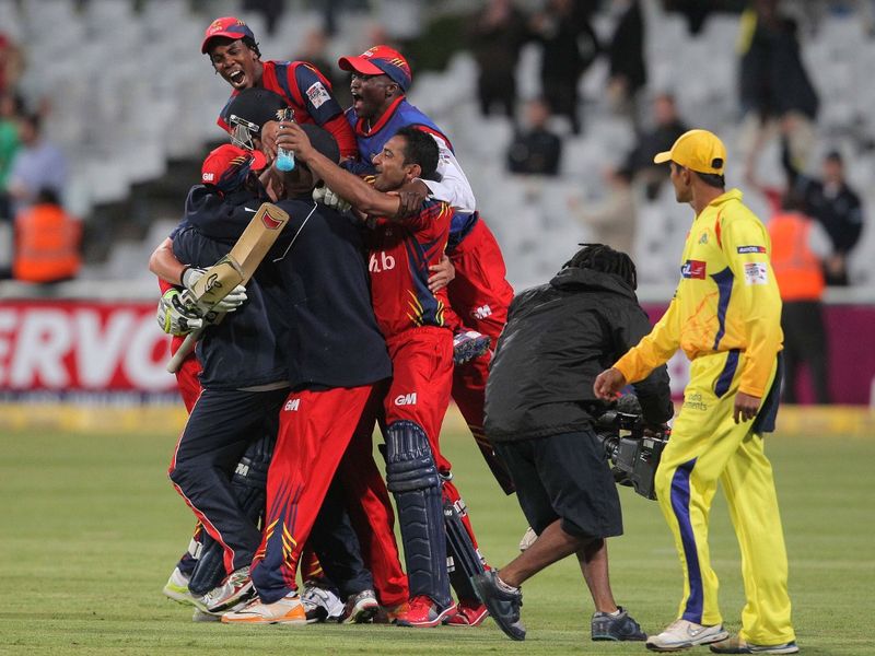 ...as the Lions won by six wickets.