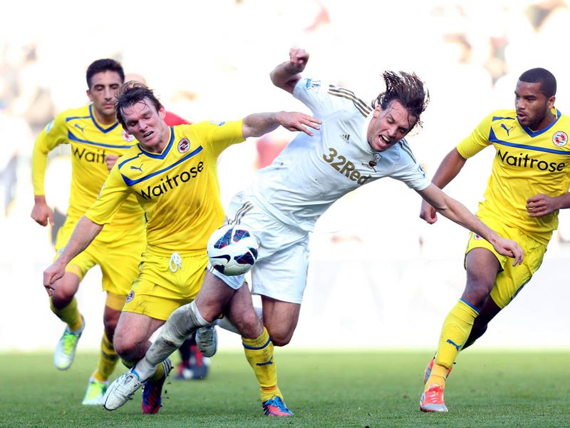 With Reading leading 2-0 at half-time, Michu got Swansea back into the game on 71 minutes.