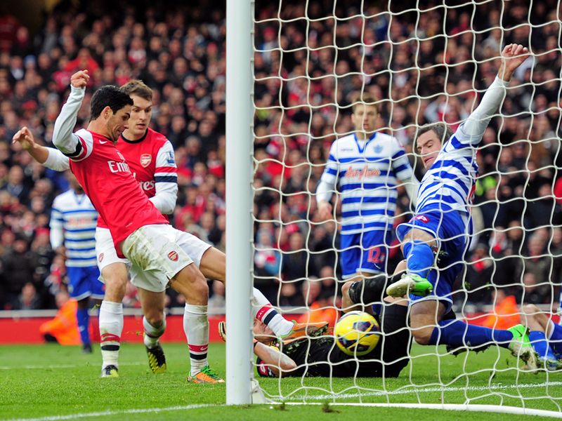 But Arteta struck to bag three points in the 84th minute.