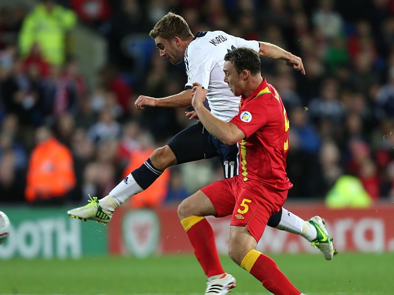 James Morrison opens the scoring for Scotland
