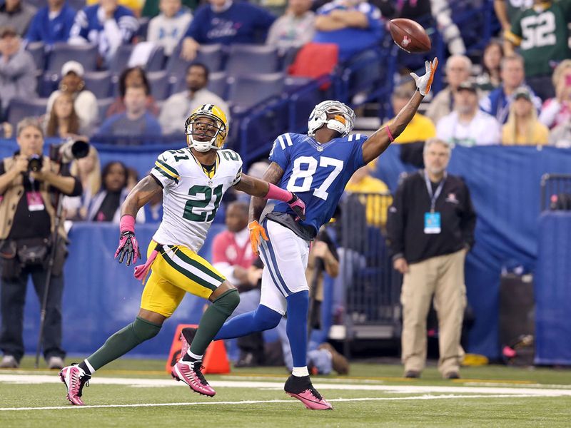 Reggie Wayne had a stellar day with over 200 yards receiving and the game-winning TD catch.