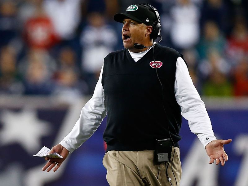 Rex Ryan tries to fire the Jets up against the Patriots