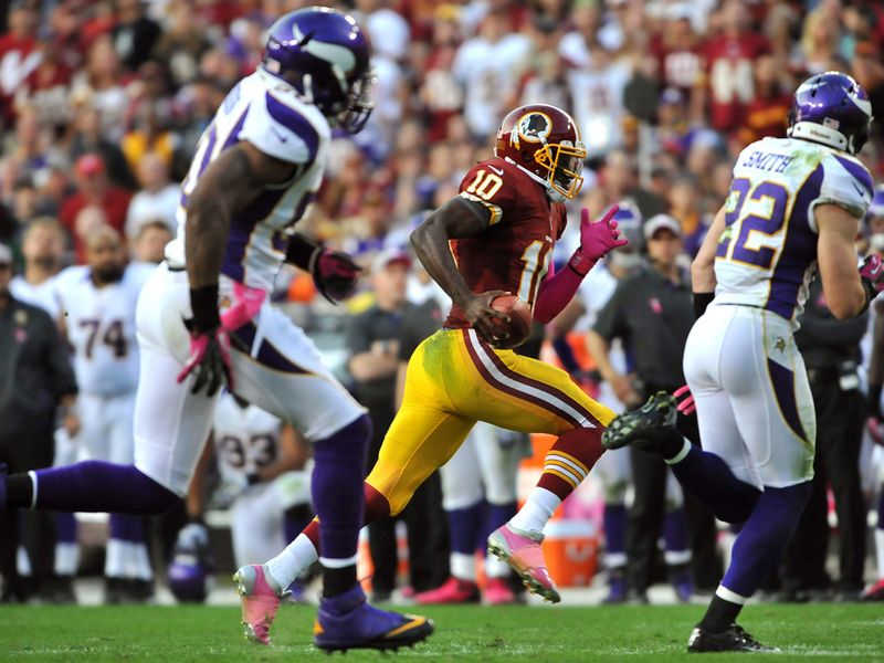 There was no stopping QB Robert Griffin III as he led Washington to a win over Minnesota.