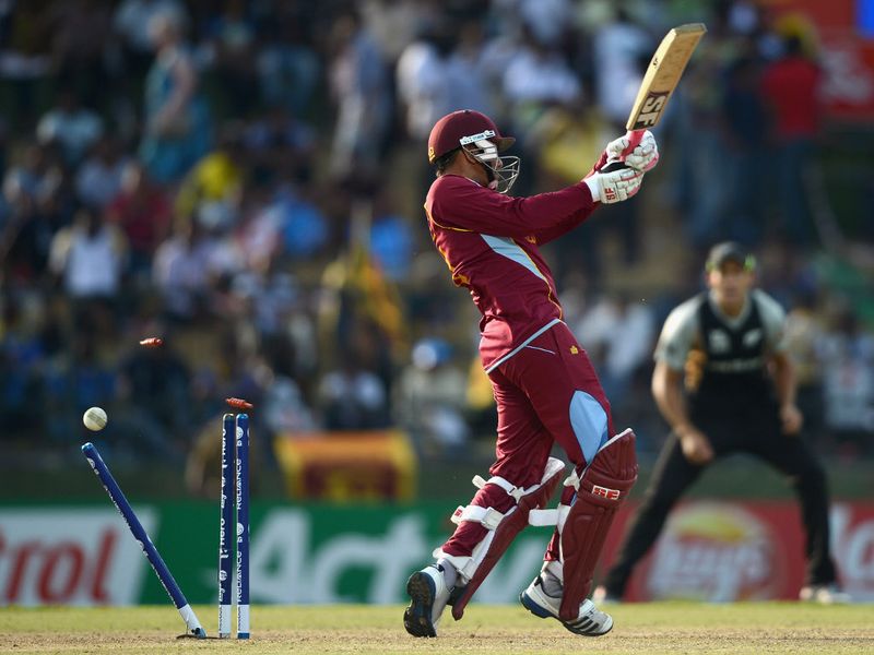 Sunil Narine was Southee's third wicket and the Windies were all out for 139.