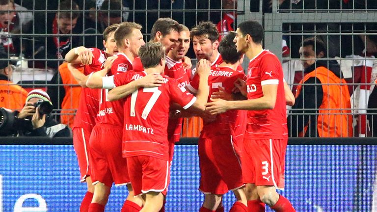 Fortuna Dusseldorf had plenty of reason to celebrate on Friday