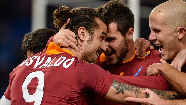 Pablo Osvaldo: Scored Roma's second and helped the club to the quarter-finals of the Coppa Italia
