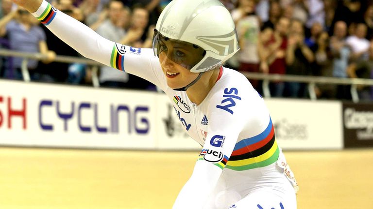 Laura Trott: Claimed another gold medal as he star continues to rise