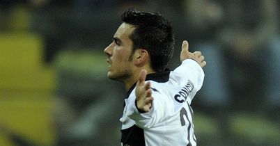 Nicola Sansone: Celebrates putting Parma ahead