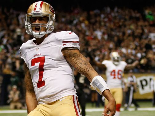 Colin Kaepernick: Impressed in only his second start