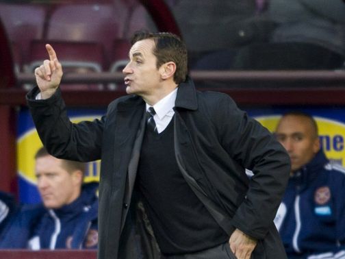 Danny Lennon: Buoyed by Celtic's inconsistency