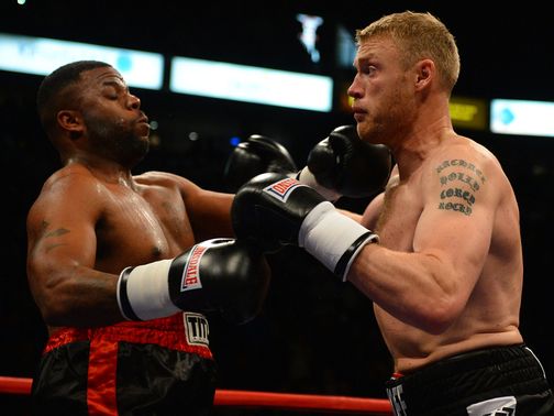 Andrew Flintoff (r): Secured winning debut