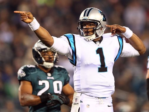 Cam Newton: Led Carolina to victory over the Eagles