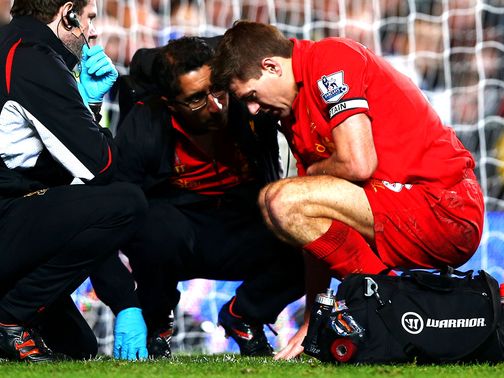 Steven Gerrard: Needs precautionary scan