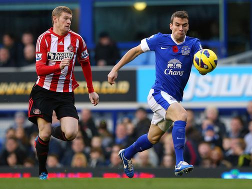 James McClean (left): No poppy on shirt