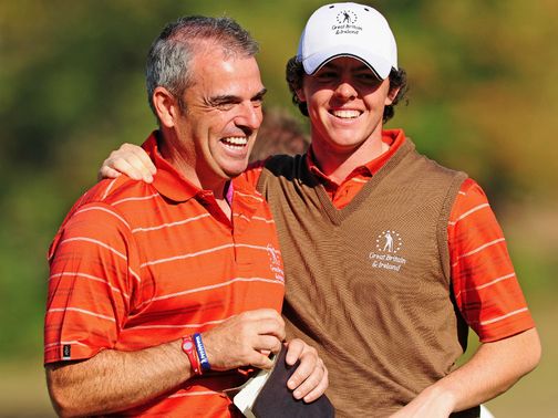 Rory McIlroy has backed Paul McGinley for the role