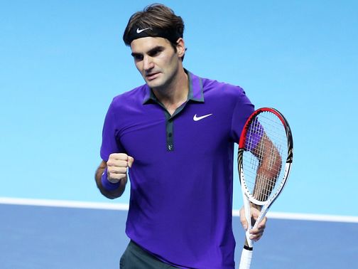 Roger Federer: Powered into last four
