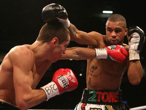Scott Quigg on his way to victory over Rendall Munroe.