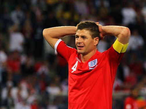 Gerrard: Flattered to get over the 100 mark on Wednesday