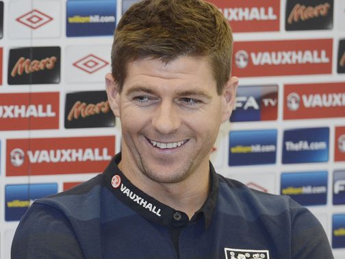Steven Gerrard: Wins 100th England cap tonight