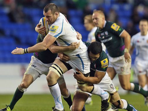 Tom Hayes leads an Exeter charge