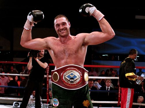 Tyson Fury: Hopes to step up for a world title in 2013