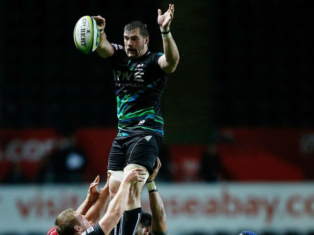 Morgan Allen: Scored two tries for Ospreys