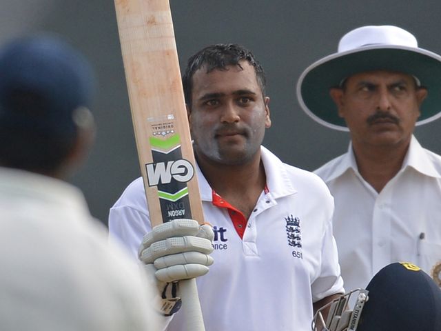 Samit Patel acknowledges his century