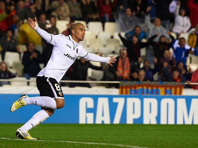 Sofiane Feghouli scored two goals for Valencia