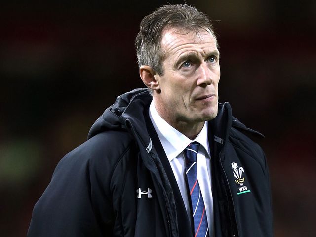 Rob Howley watches the action unfold
