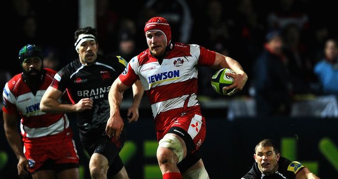 Ben Morgan: Rampaging ball-carrier