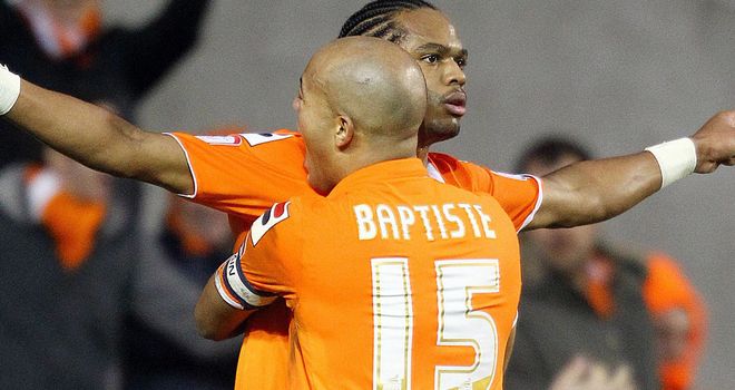 Nathan Delfouneso: On target late on for Blackpool