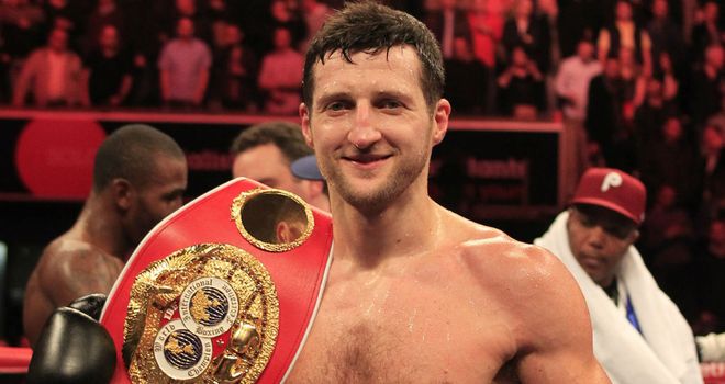 Carl Froch: Put paid to Yusaf Mack at the CapitalFM Arena (photo courtesy of Lawrence Lustig)